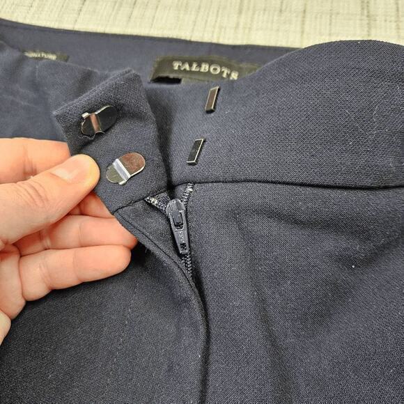 Talbots Signature Straight Leg Navy Career Dress Pants Size 6‎ - Picture 4 of 8